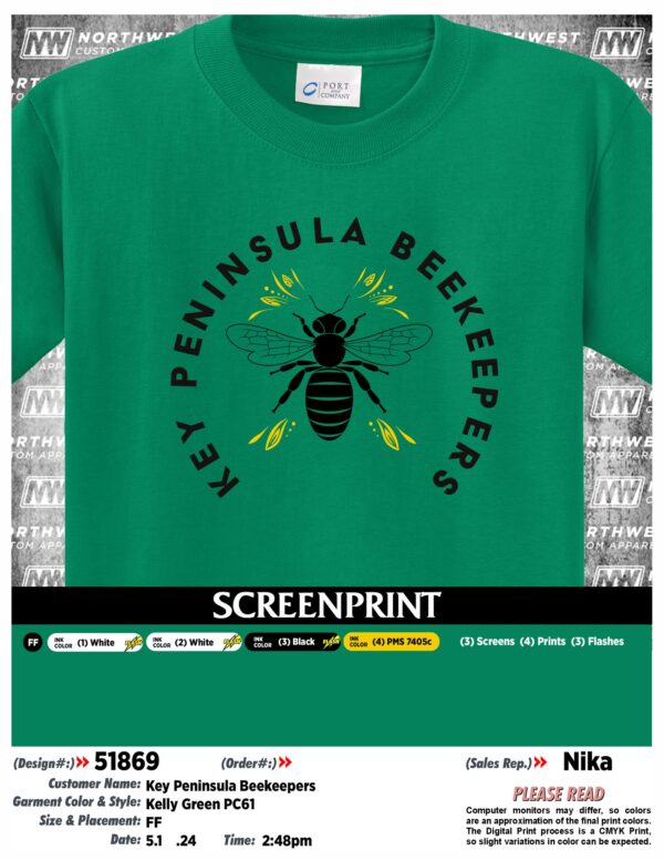 Key Peninsula BeeKeepers T-Shirt